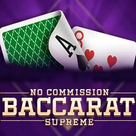 Baccarat Supreme slot logo by OneTouch Games at WildHub Casino