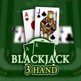 Blackjack 3H (Habanero) online game logo by Habanero on wild-hubcasino.com