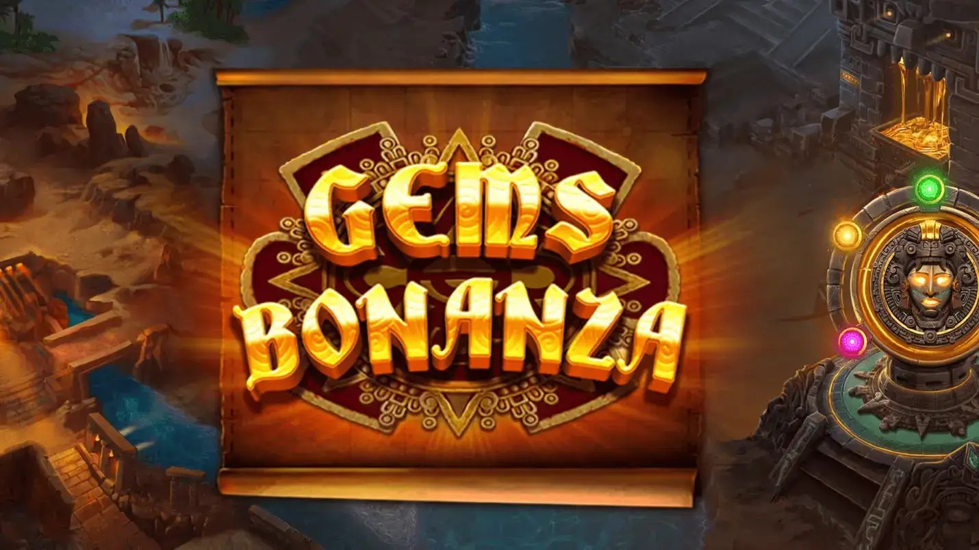 Gems Bonanza online game logo by Pragmatic Play on wild-hubcasino.com