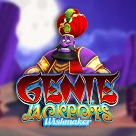 Genie Jackpots Wishmaker online game logo by Blueprint Gaming on wild-hubcasino.com