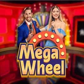 Mega Wheel slot visual from Pragmatic Play available on wild-hubcasino.com