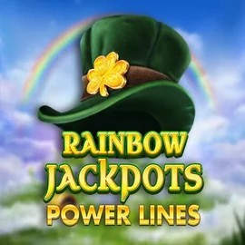 Rainbow Jackpots Power Lines logo by Red Tiger Gaming WildHub Casino