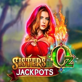 Sisters Of Oz Jackpots slot logo by Triple Edge Studios at WildHub Casino