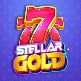 Official Slots logo: Stellar Gold by Snowborn Games at WildHub Casino