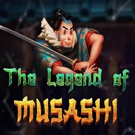 The Legend of Musashi slot logo by Peter & Sons at WildHub Casino